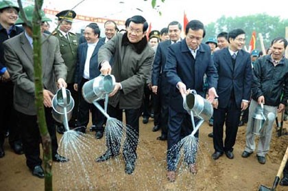 Localities join tree-planting festival - ảnh 1